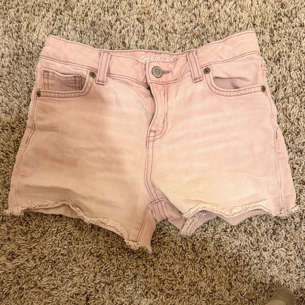 Cat & Jack Light Pink Jean Shorts